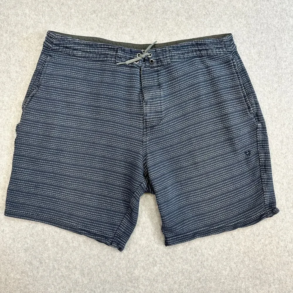 Vissla Board Shorts Mens 34 Blue Striped 8